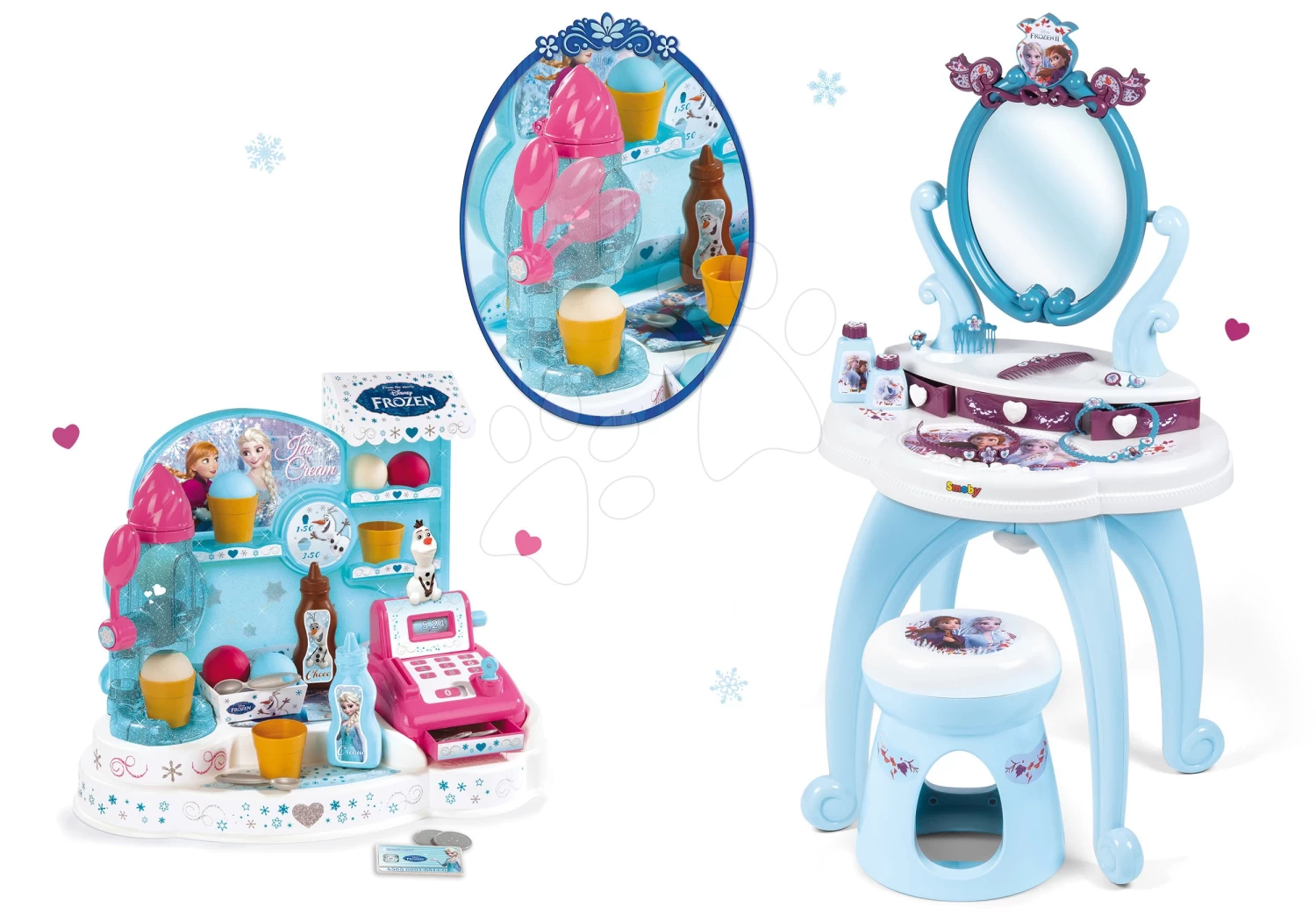 Set Kosmetiktisch Frozen Smoby Mit Stuhl Und Eisdiele Frozen â Bild 10