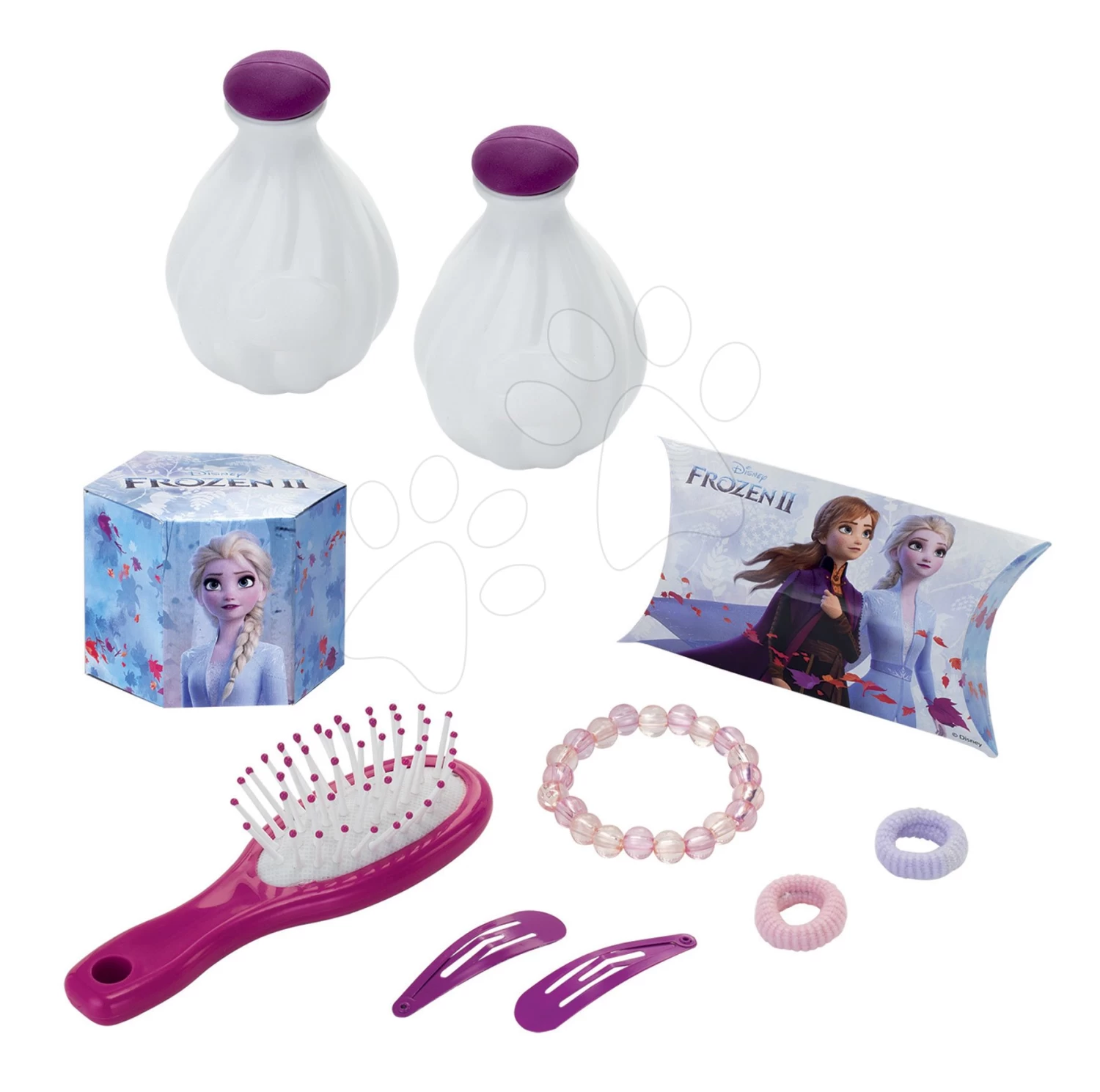 Kosmetiktisch Mit Stuhl Frozen Smoby Mit Herzspiegel Und 10 Zubehörteilen – Bild 3