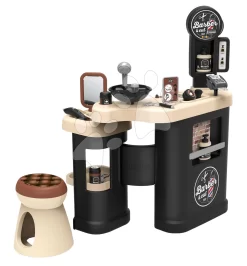 Set-Barbershop, Dreiflügelig Barber Cut&Barber Shop Smoby Und Ein Eisstand Und Esszimmer- Set SM320243-16