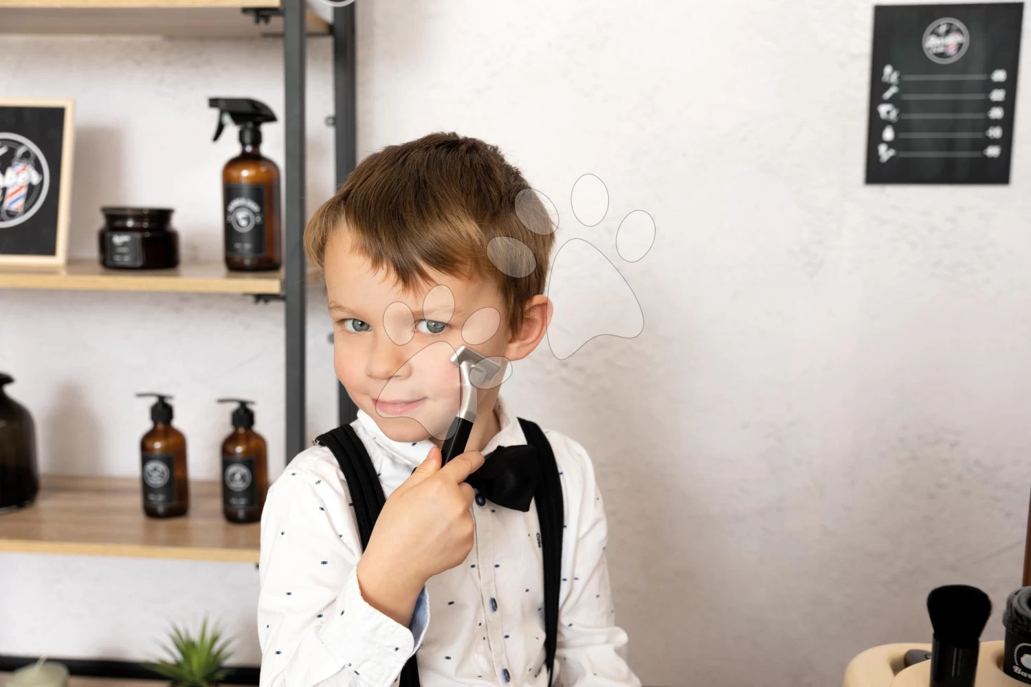 Set-Barbershop, Dreiflügelig Barber Cut&Barber Shop Smoby Und Ein Eisstand Und Esszimmer- Set SM320243-16 – Bild 9