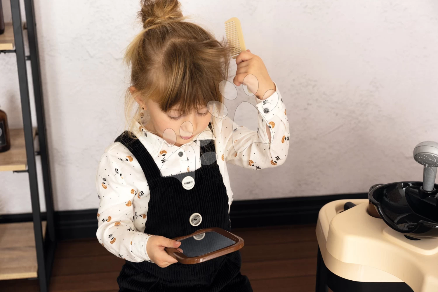 Set-Barbershop, Dreiflügelig Barber Cut&Barber Shop Smoby Und Ein Eisstand Und Esszimmer- Set SM320243-16 – Bild 20