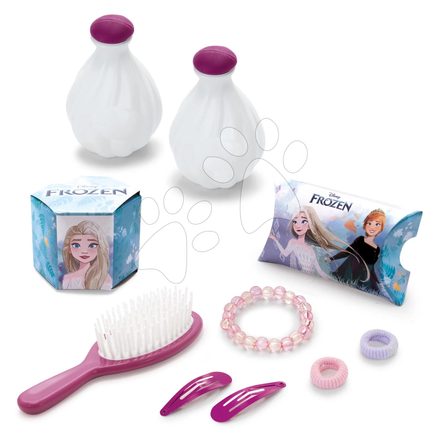 Kosmetiktisch Mit Stuhl Frozen Hairdresser Smoby Mit Spiegel Mit Emblem Und 10 Zubehörteilen SM320245 – Bild 2
