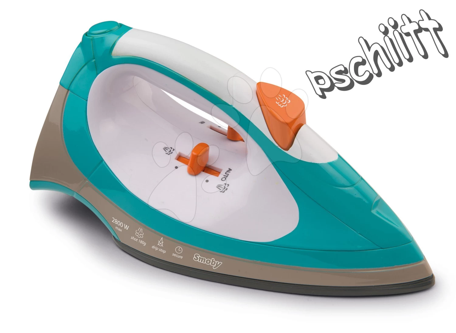 Set Reinigungswagen Mit Elektronischem Staubsauger Vacuum Cleaner Smoby Und Ein Elektronisches Bügeleisen Und Laufrad Mit Einem Bagger – Bild 5