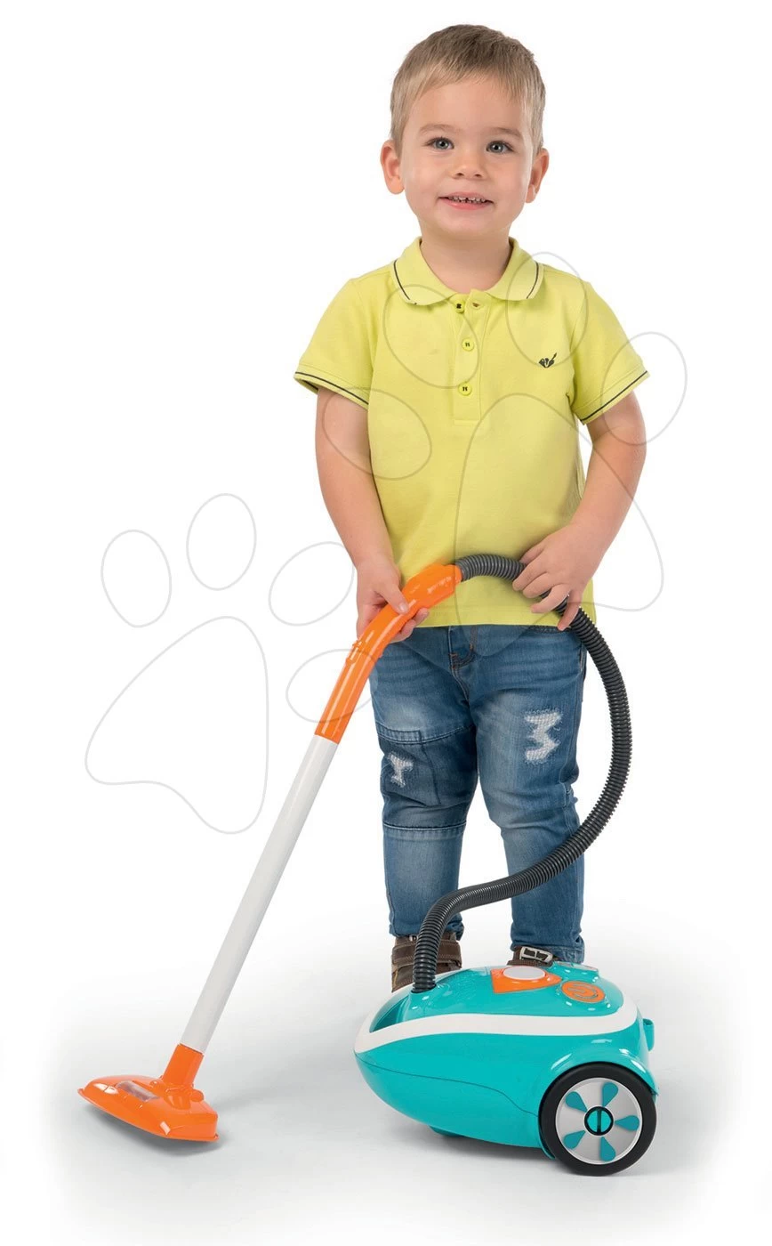 Set Reinigungswagen Mit Elektronischem Staubsauger Clean Smoby Und Teeservice Mit Toaster Und Kaffeemaschine â Bild 15