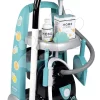 Set Reinigungswagen Mit Elektronischem Staubsauger Cleaning Trolley Vacuum Cleaner Smoby Und Bügelbrett Mit Bügeleisen SM330316-1 SM330316-1