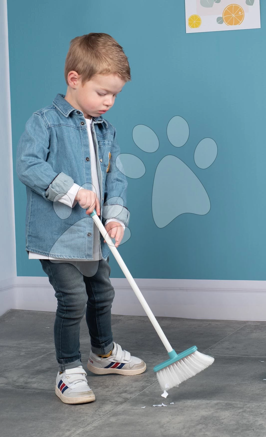 Reinigungsset Für Die Reinigung Cleaning Set Smoby Mit Besen Und Schaufel – Bild 2