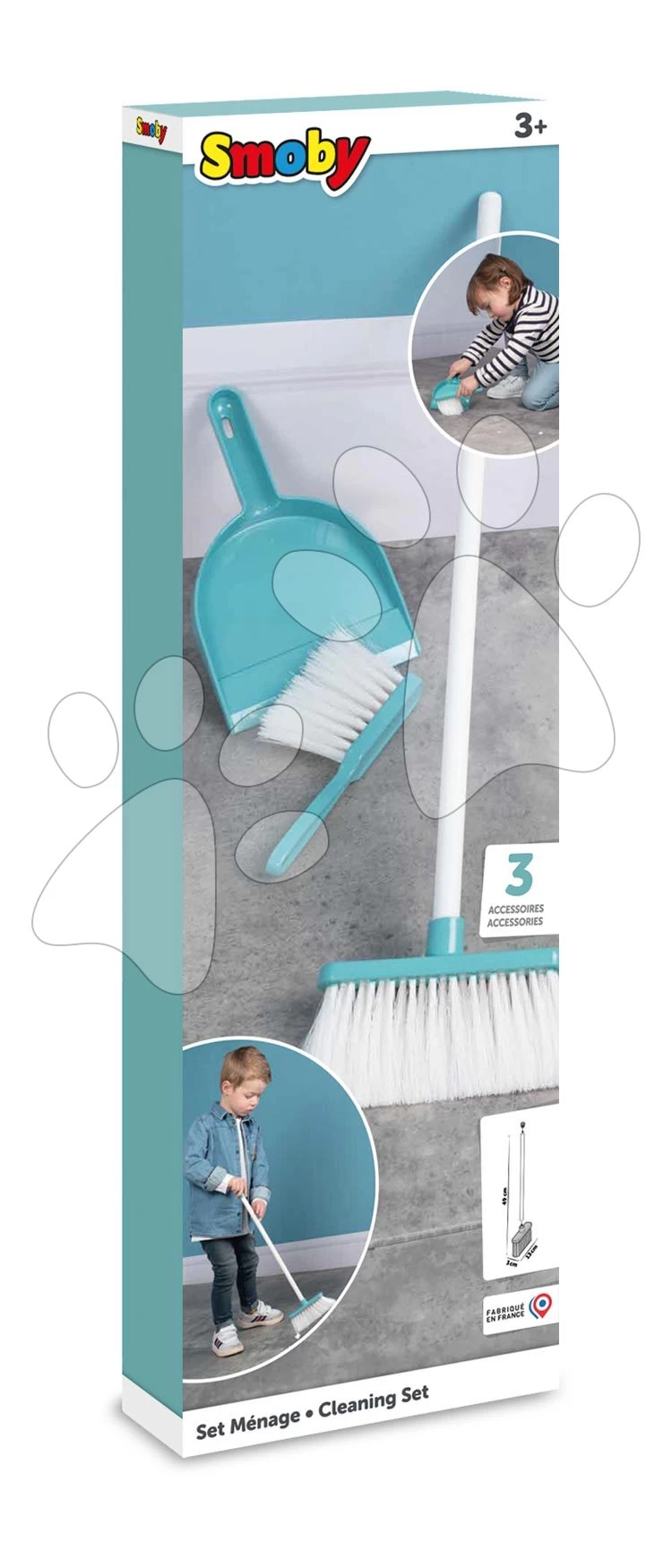 Reinigungsset Für Die Reinigung Cleaning Set Smoby Mit Besen Und Schaufel – Bild 4