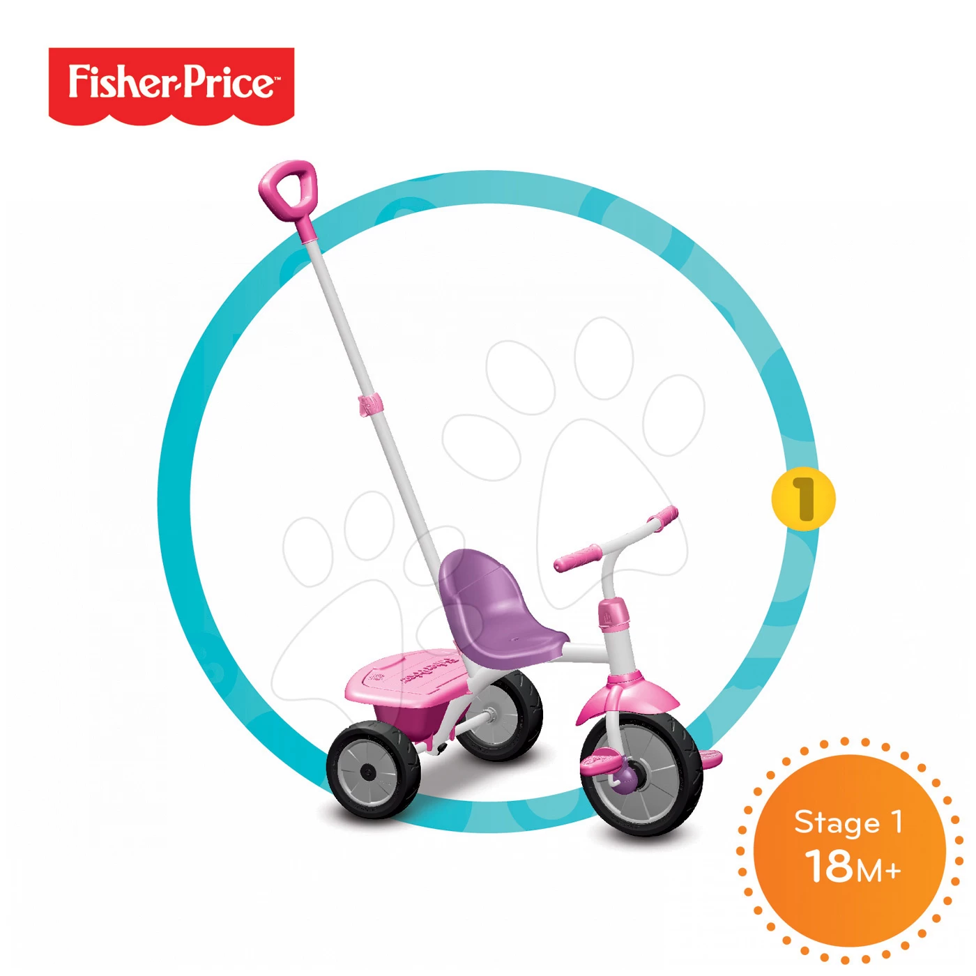 Dreirad Fisher-Price Glee SmarTrike Rosa-lila Ab 18 Monaten
