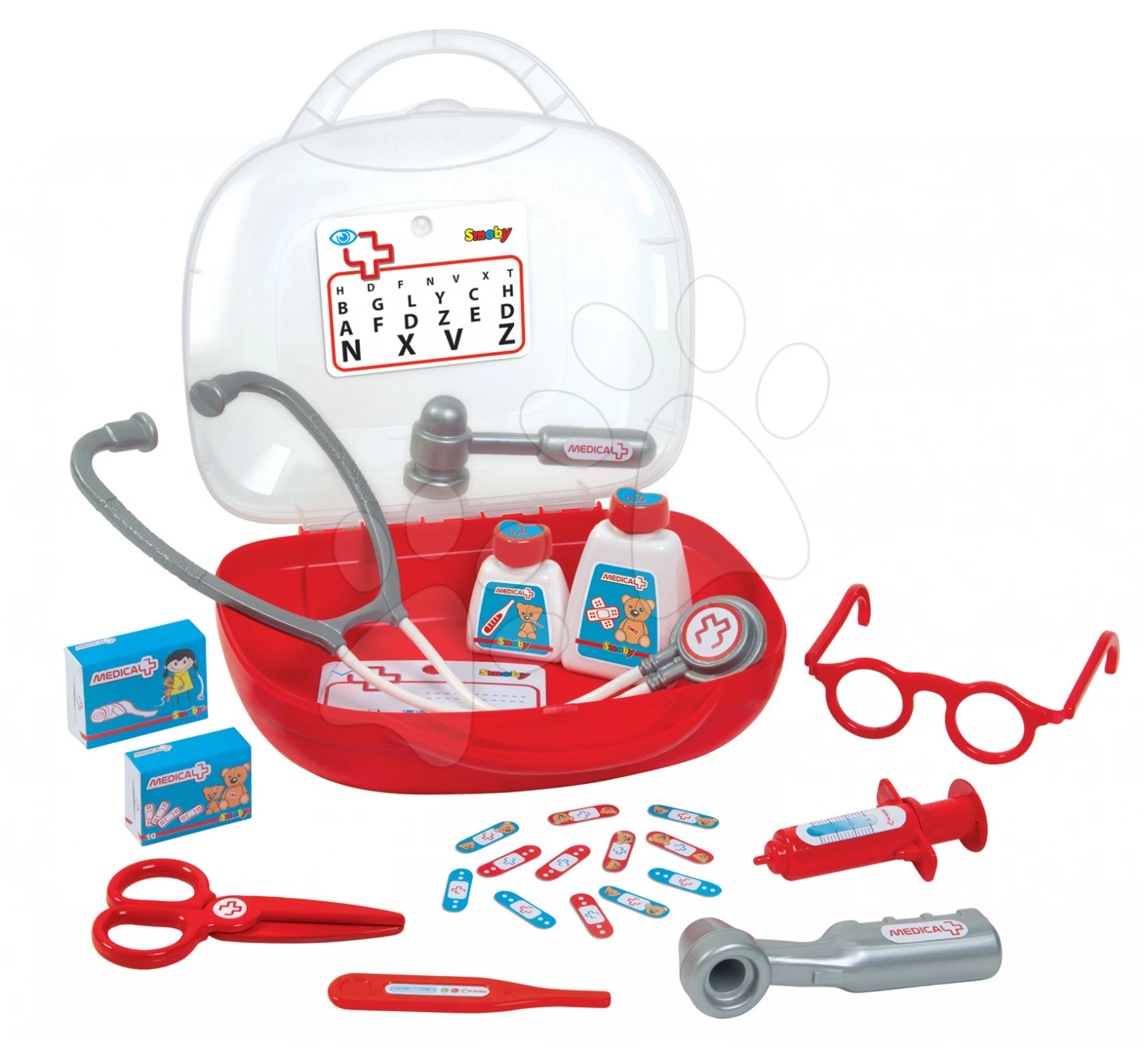 Set Arztkoffer Smoby Und Puppe MiniKiss Mit Ton In Der Kappe â Bild 2