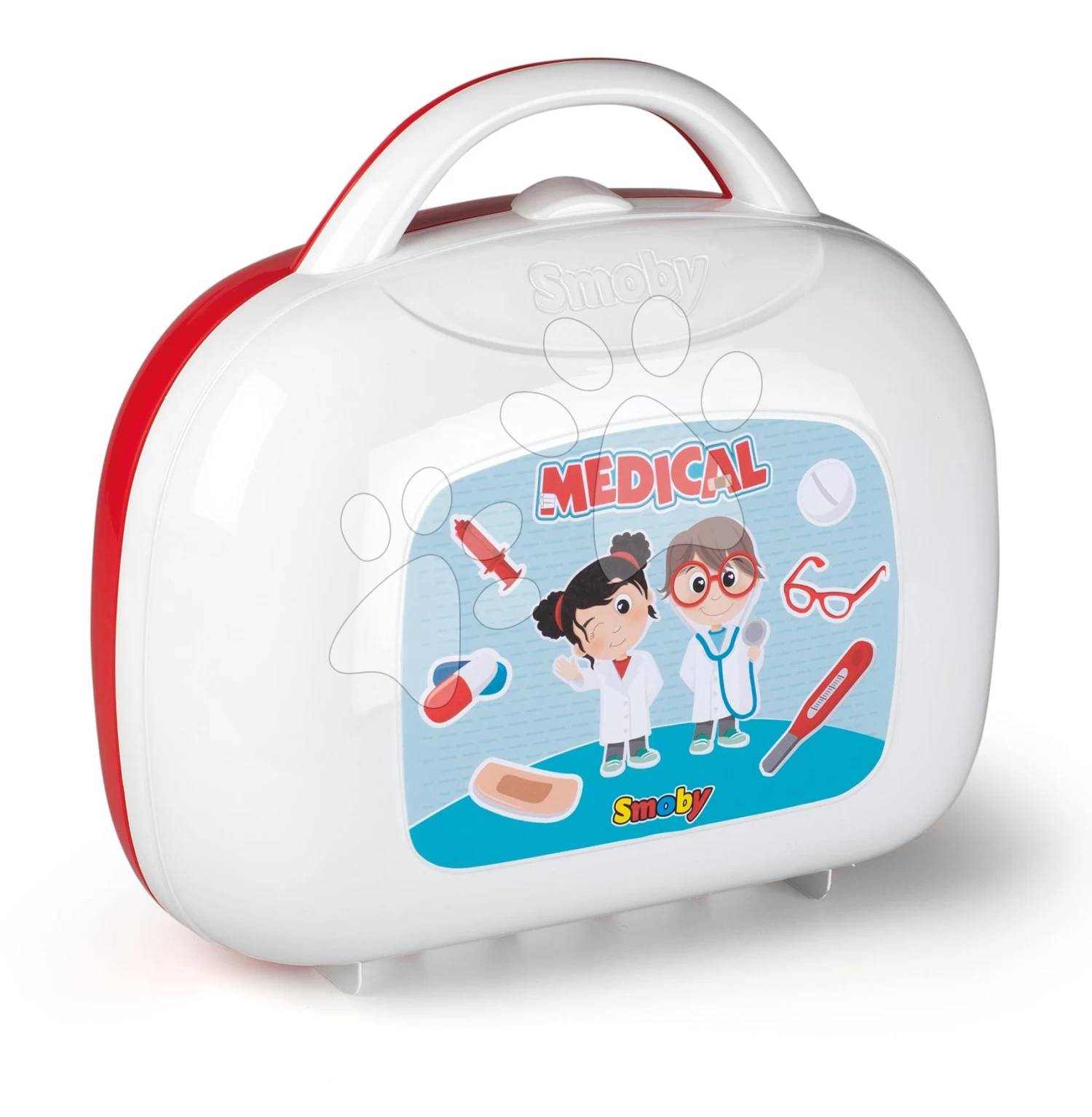 Koffer Für Ärzte Vanity Doctor Smoby Mit Ergonomischem Griff Und 15 Zubehörteilen SM340104 – Bild 4