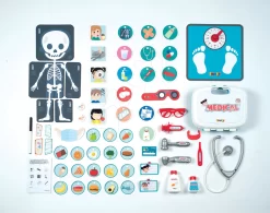 Set Arztpraxis Mit Anatomie Des Menschlichen Körpers Doctor's Office Smoby Und Arztkoffer