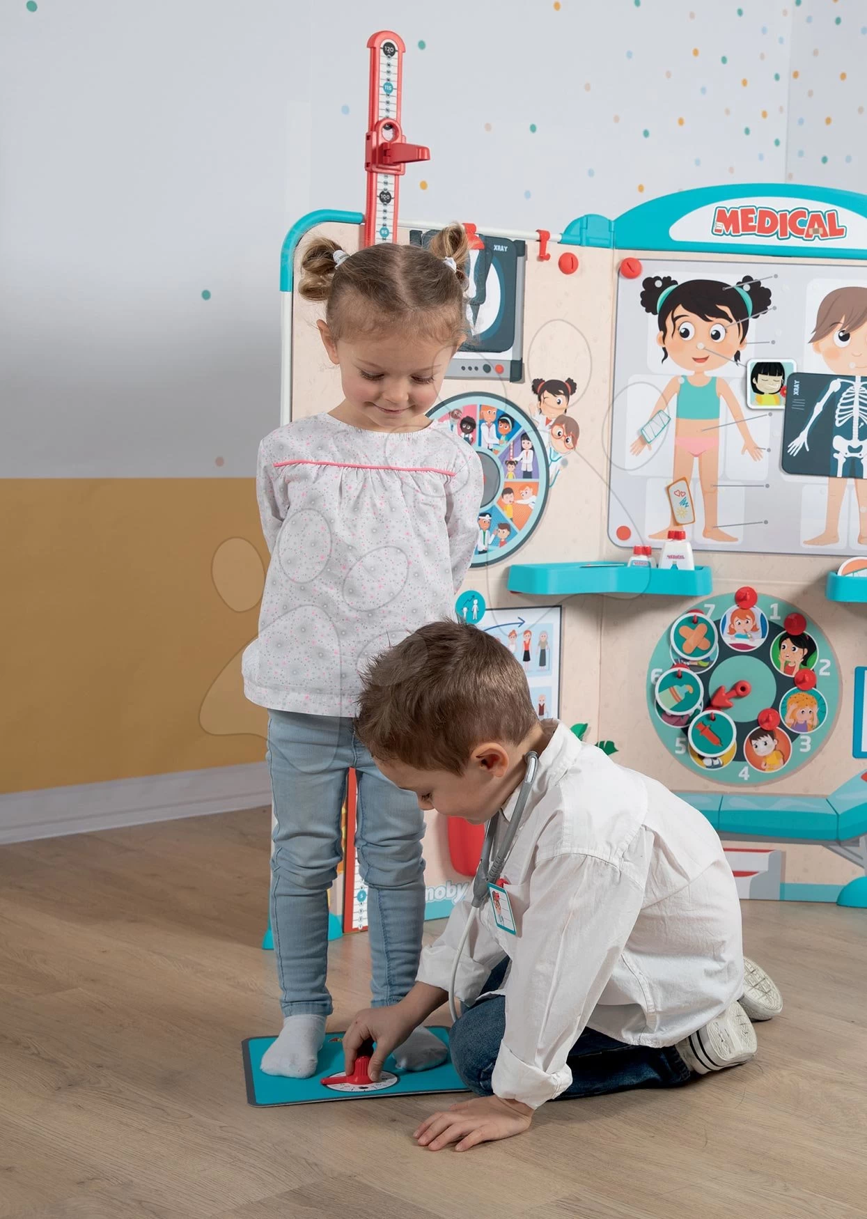 Set Arztpraxis Mit Anatomie Des Menschlichen Körpers Doctor's Office Smoby Und Arztkoffer – Bild 12