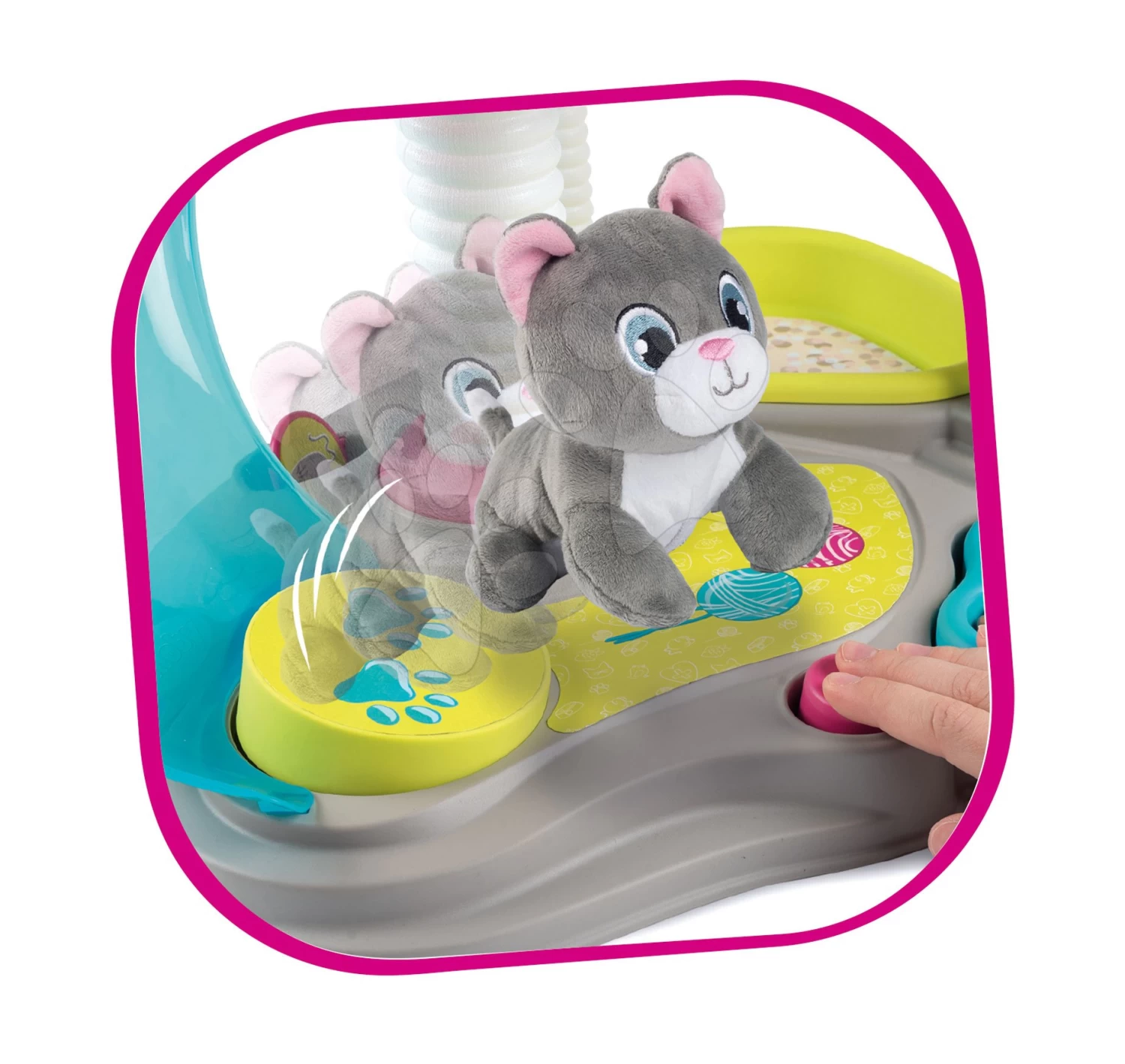 Häuschen Für Kätzchen Cat's House Veterinary Smoby Elektronisch Mit Den Tonen Und Rutsche Mit Schaukel Und 6 Zubehör