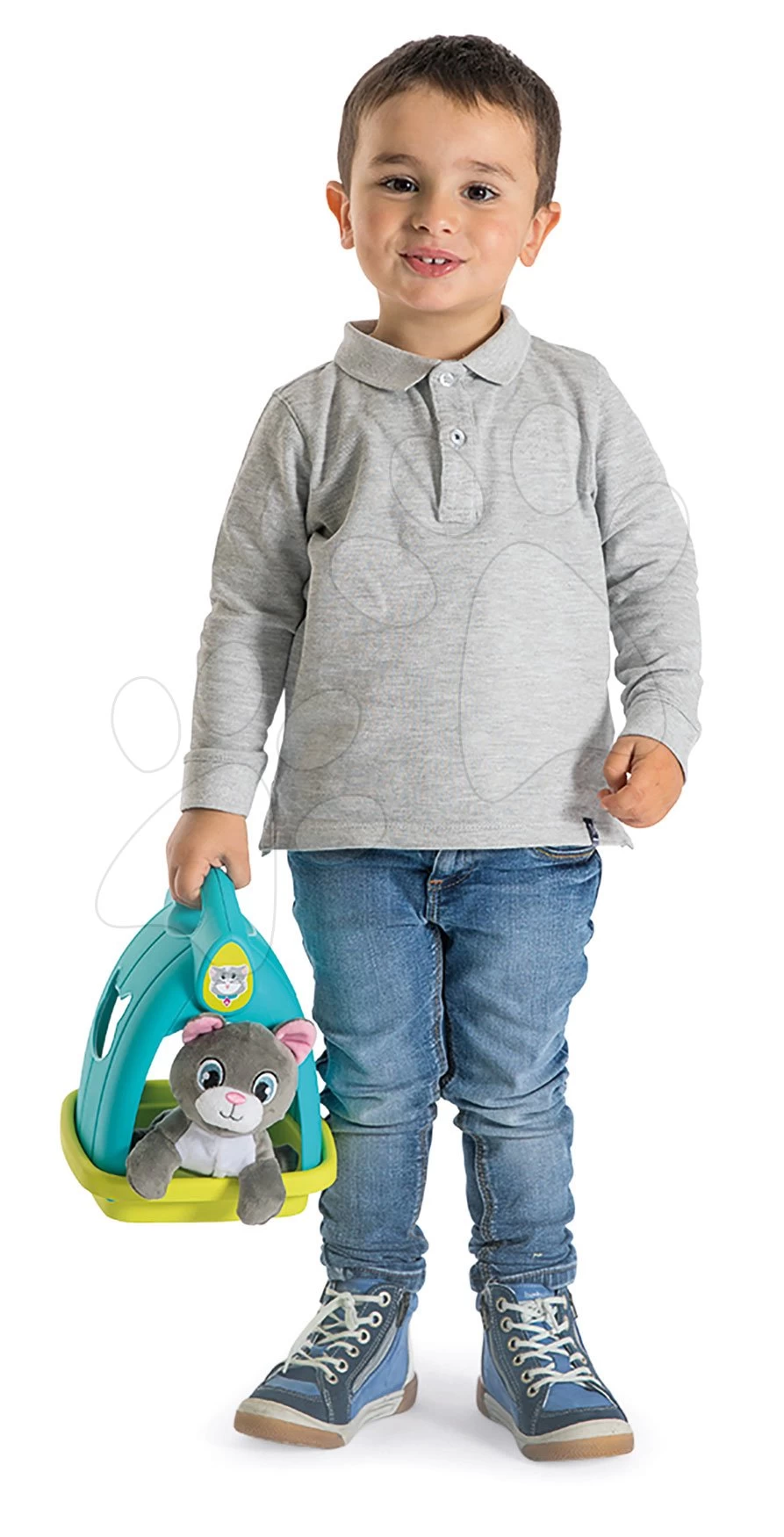 Häuschen Für Kätzchen Cat's House Veterinary Smoby Elektronisch Mit Den Tonen Und Rutsche Mit Schaukel Und 6 Zubehör – Bild 16