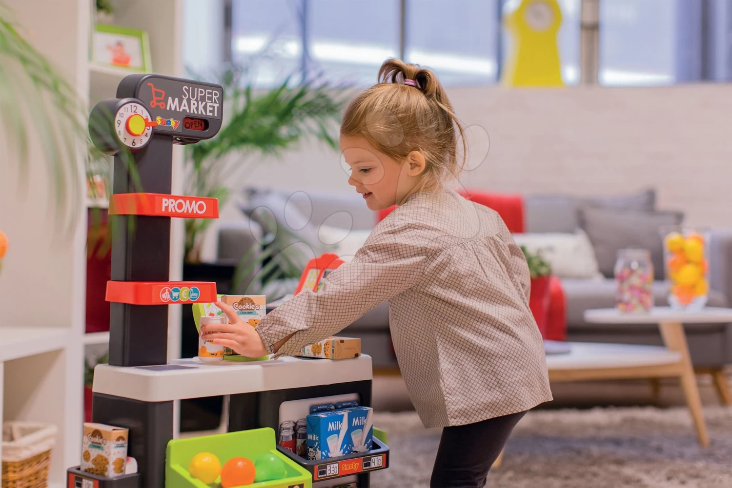 Set Shop Mit Wagen Supermarket Smoby Und Kosmetiktisch Princess 2in1 Mit Stuhl â Bild 15