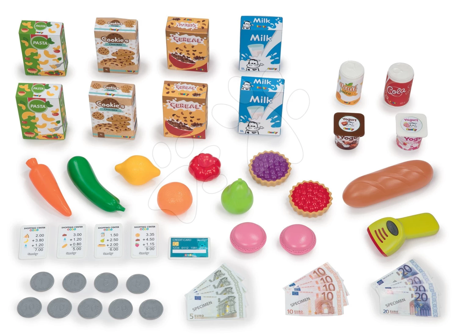 Set Lebensmittelgeschäft Maximarket Smoby Und KidChair Stühle Rot, Grün Und Blau – Bild 12