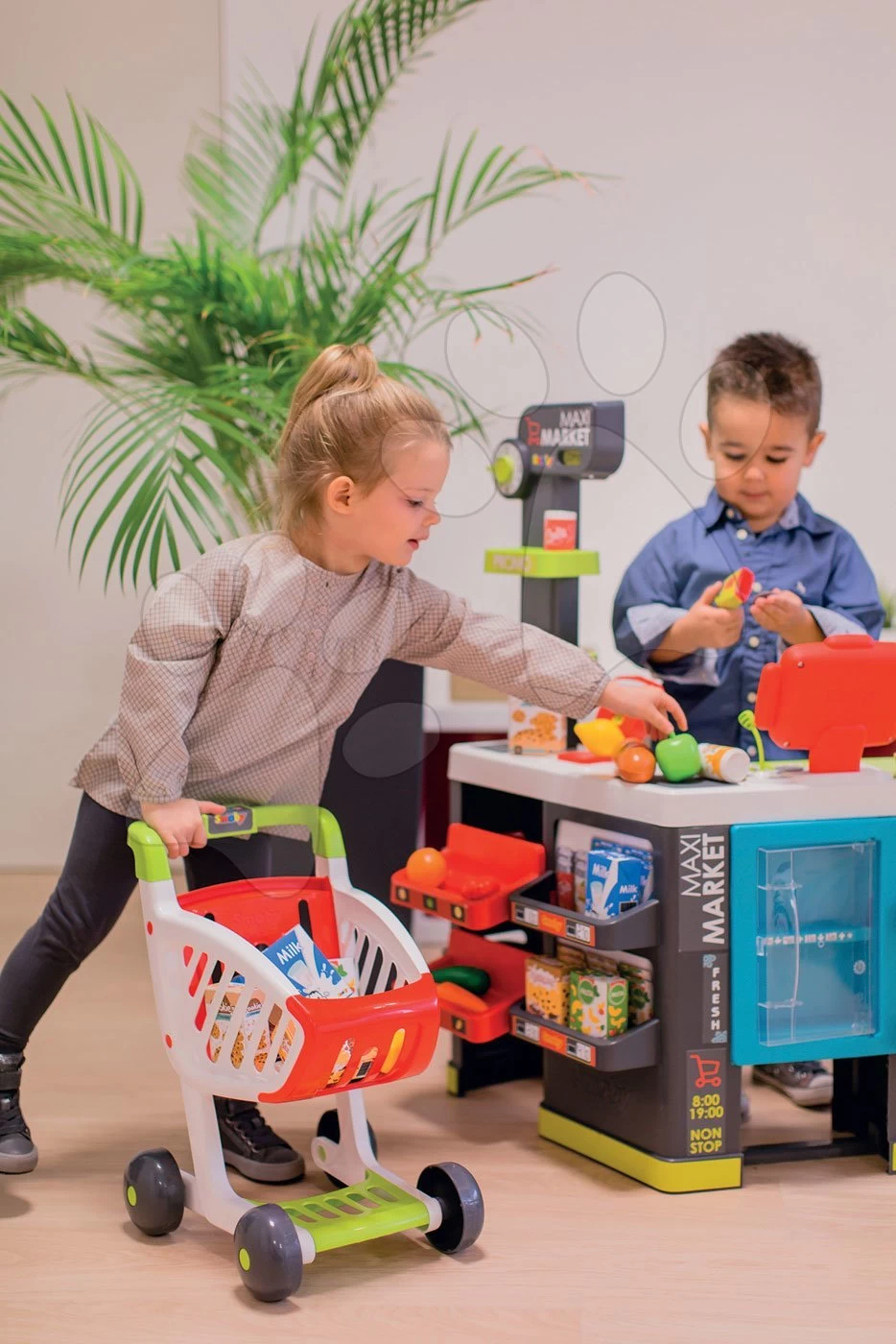 Set Lebensmittelgeschäft Maximarket Smoby Und Werkstatt Cars 3 Bricolo Zentrum – Bild 5