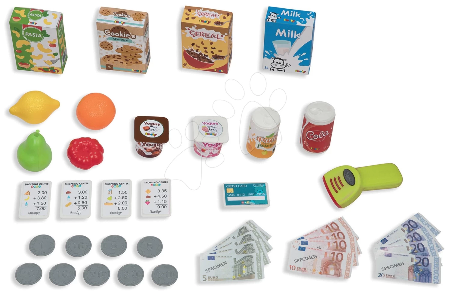 Set Shop Mit Kühlbox Fresh City Market Smoby Mit Elektronischer Registrierkasse Und Eine Küche Mit Fließendem Wasser Tefal Evolutive Wachsend – Bild 15