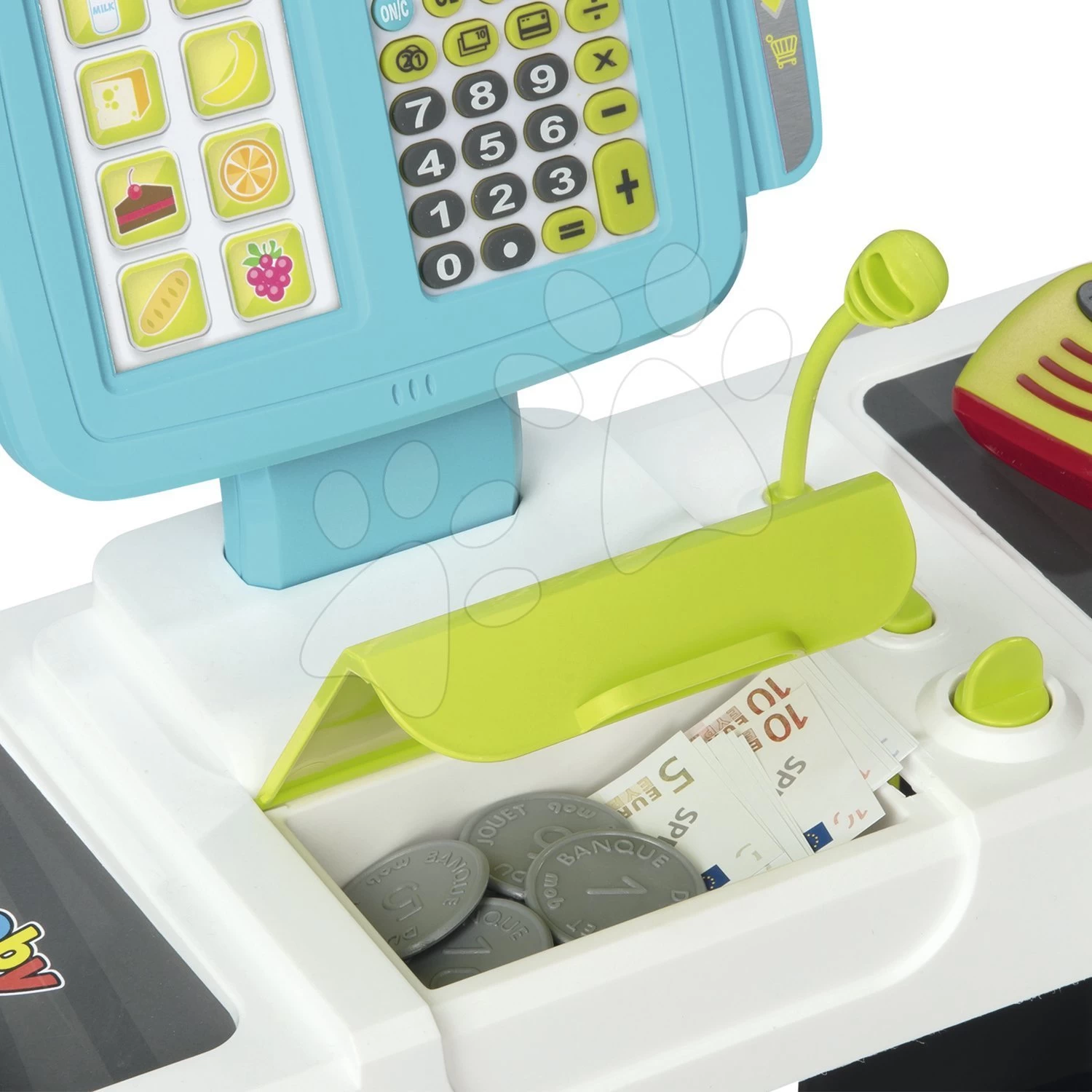 Set Shop Mit Kühlbox Fresh City Market Smoby Mit Elektronischer Registrierkasse Und Eine Küche Mit Fließendem Wasser Tefal Evolutive Wachsend – Bild 16