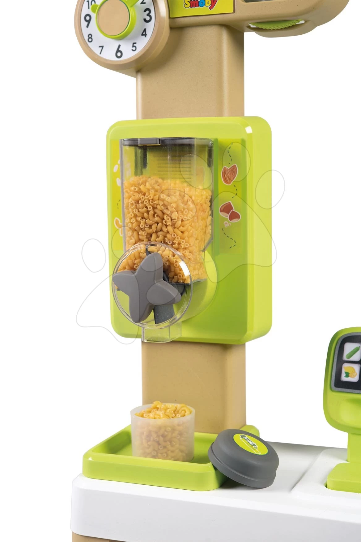 Obst- Und Gemüseladen Organic Fresh Market Smoby Mit Getreidespender Und Elektronischem Scanner Mit 43 Zubehör – Bild 9