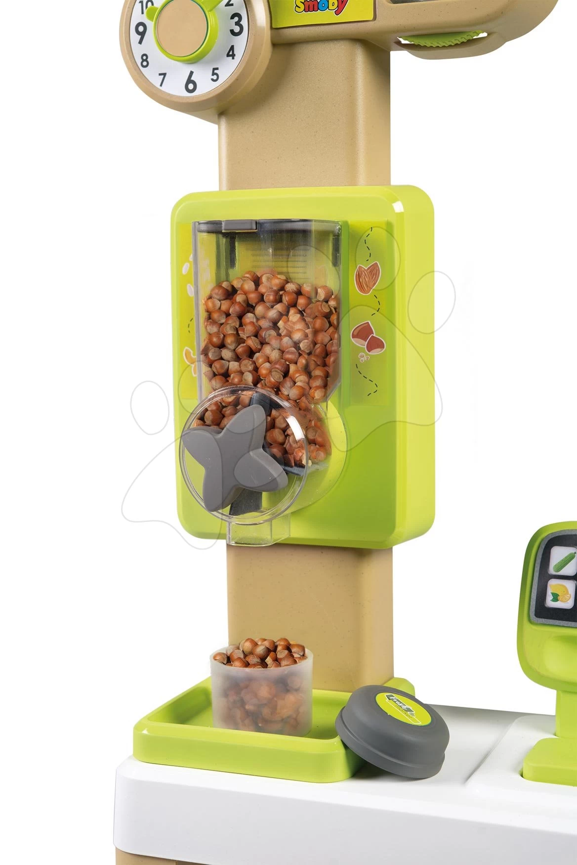 Set-Shop Obst-Gemüse Bio-Frischmarkt Smoby Mit Einkaufstasche Und Einkaufswagen – Bild 19