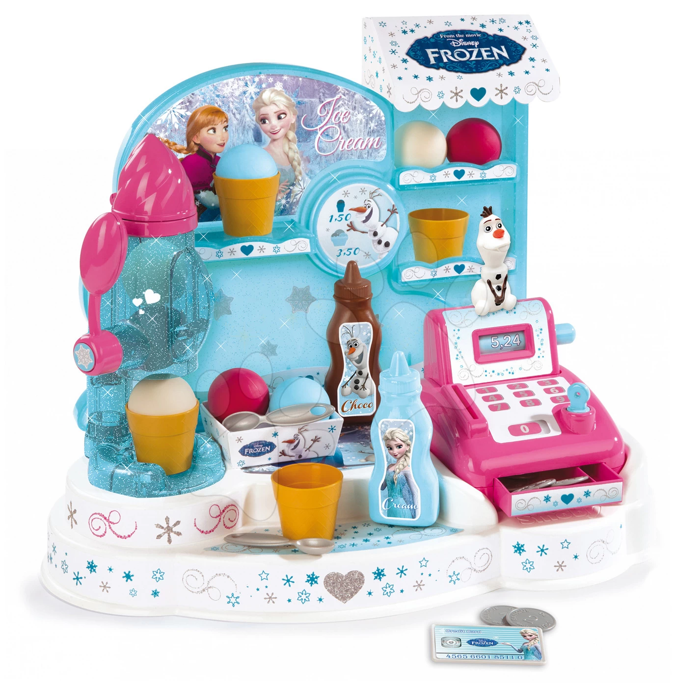 Set Kosmetiktisch Frozen Smoby Mit Stuhl Und Eisdiele Frozen â Bild 6