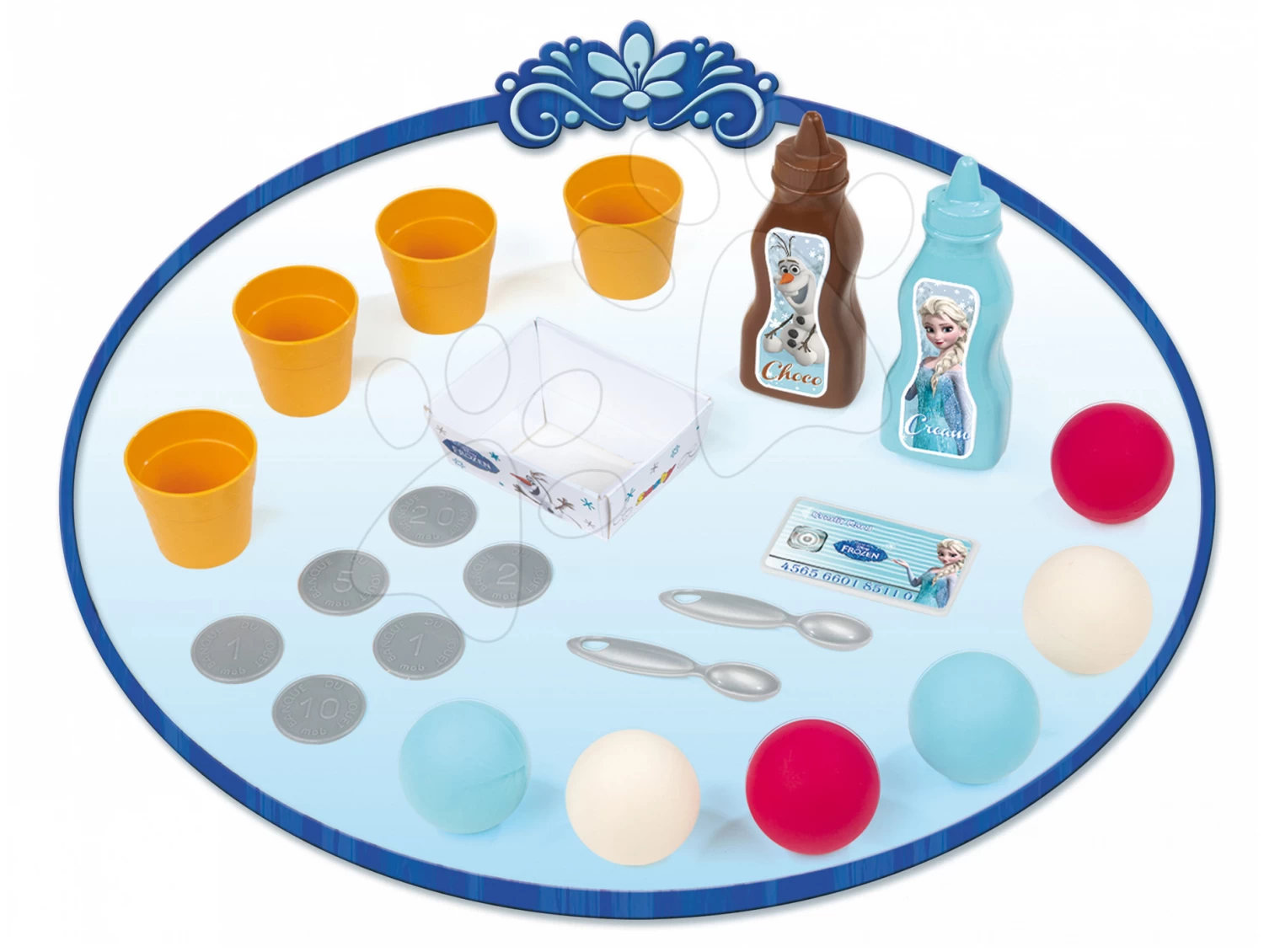 Set Kosmetiktisch Frozen Smoby Mit Stuhl Und Eisdiele Frozen â Bild 8