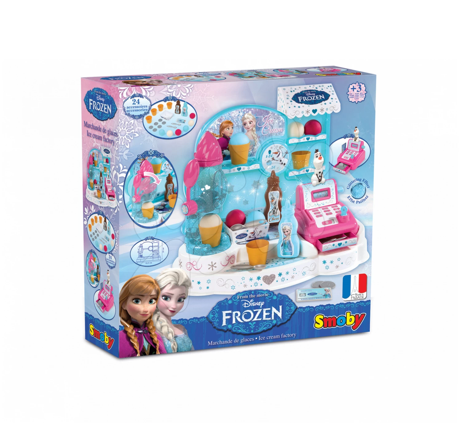 Set Kosmetiktisch Frozen Smoby Mit Stuhl Und Eisdiele Frozen â Bild 11