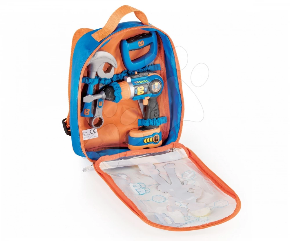Werkzeug Im Rucksack Builder Bob Smoby Mit Mechanischem Bohrer