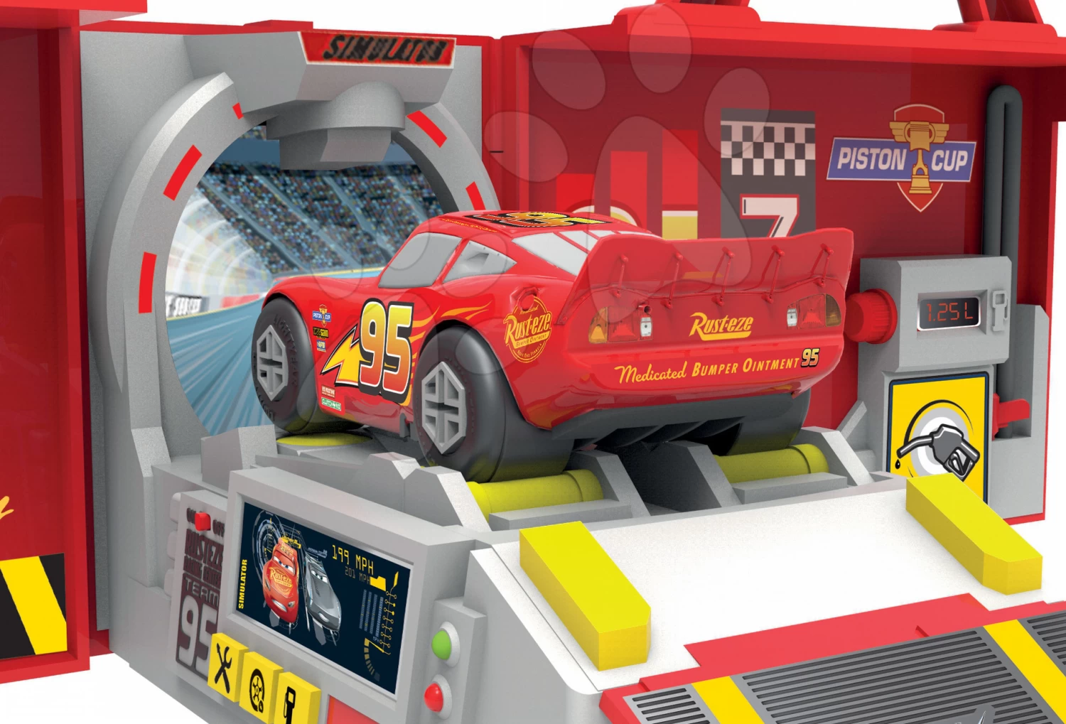 Set Reinigungswagen Mit Elektronischem Staubsauger Vacuum Cleaner Smoby Und Wagen Mit Werkzeugen Und LKW Mack Truck Simulator Cars â Bild 17