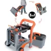 Arbeitswerkstatt Black&Decker Devil Workmate 3v1 Smoby Faltbar Auf Rädern Mit 18 Teiligem Zubehör