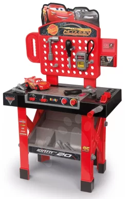 Set Werkstatt Mit Klappauto Cars 3 Smoby Und Trainer V8 Driver Elektronisch