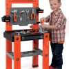 Werkstattset Black + Decker Smoby Elektronische Kettensäge Und Bohrmaschine Mit Ton Und Licht