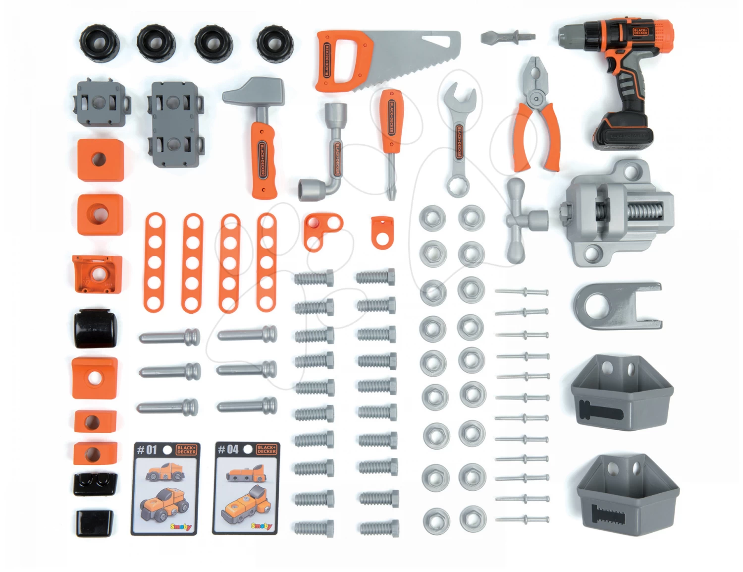 Werkstattset Black + Decker Smoby Mit Bohrer Und Balance-Rutscher â Bild 11