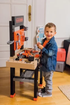 Werkstattset Black+Decker Smoby Elektronisch Und Registrierkasse Mini Shop Mit Waage Und Lesegerät