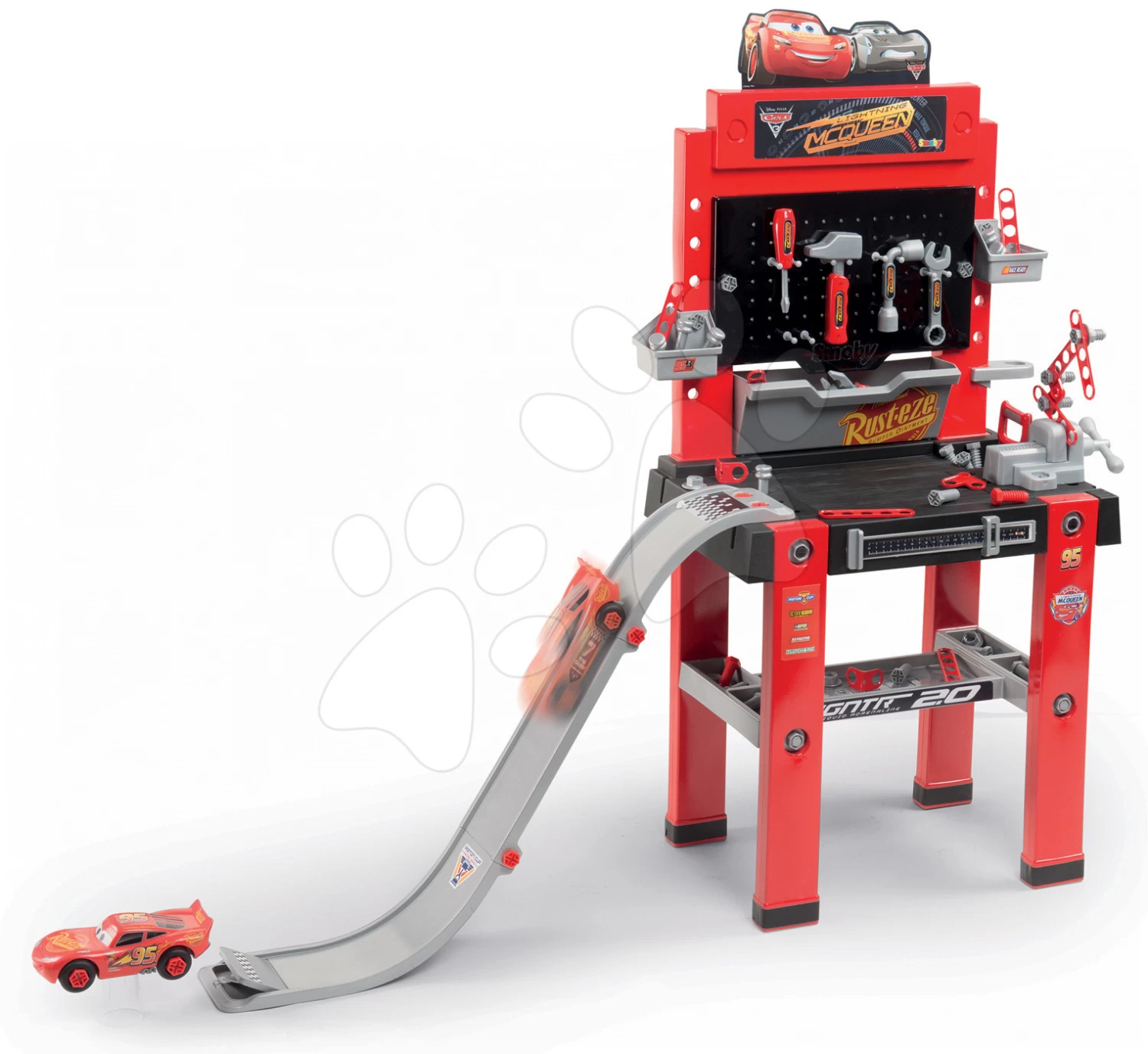 Set Lebensmittelgeschäft Maximarket Smoby Und Werkstatt Cars 3 Bricolo Zentrum – Bild 6