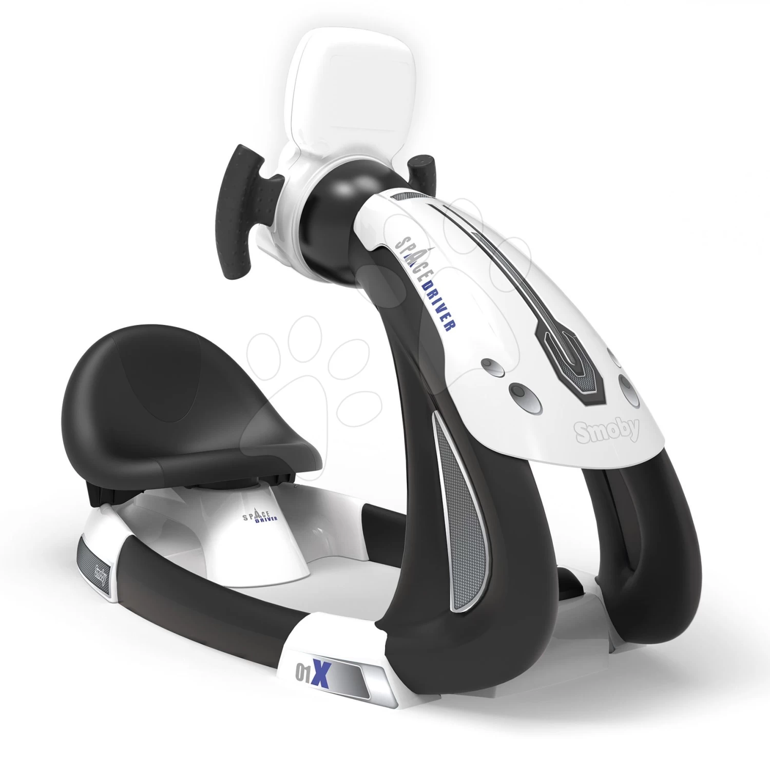 Set Simulator Elektronisch Space Driver Smoby Mit Rutschfahrzeug Quad Mit Hupe