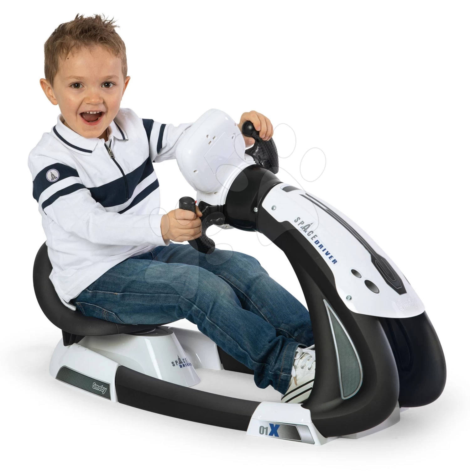 Set Simulator Elektronisch Space Driver Smoby Mit Rutschfahrzeug Quad Mit Hupe – Bild 11