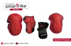 Sportschoner Safety Gear Set M SmarTrike An Knien Und Handgelenken Aus Ergonomischem Kunststoff Rot Ab 9 Jahren
