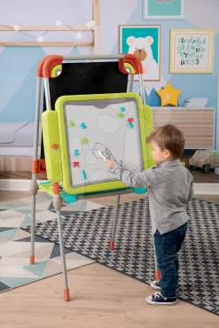 Set Simulator V8 Driver Smoby Elektronisch, Mit Ton Und Licht Und Magnetischer Doppelseitiger Tafel, Verstellbar