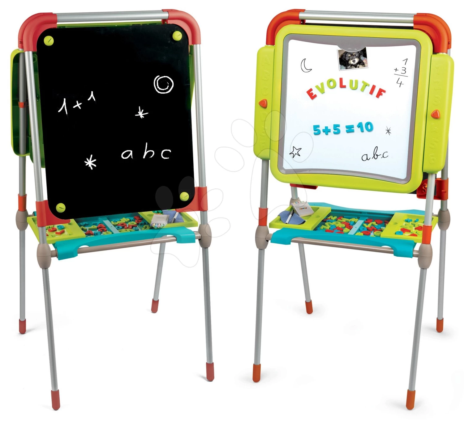 Werkstattset Black + Decker Smoby Mit Bohrer Und Magnetischer Doppelseitiger Tafel Verstellbar Mit Schrank â Bild 16