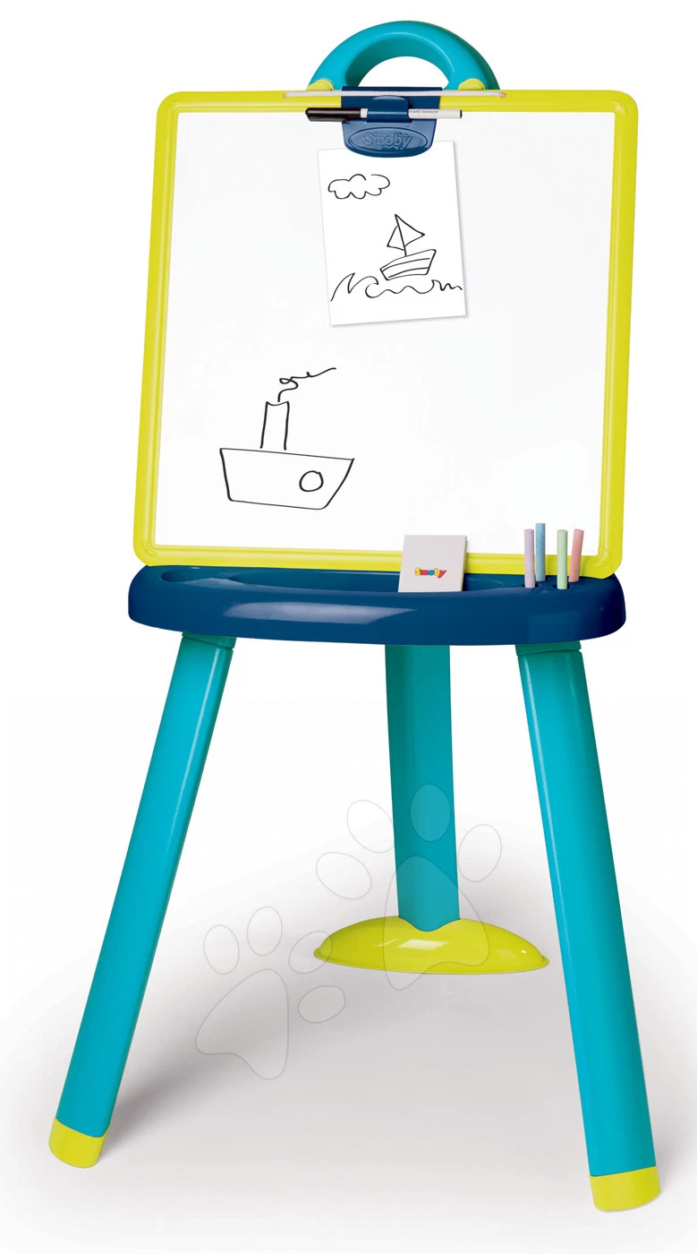 Set Reinigungswagen Smoby Mit Elektronischem Staubsauger Rowenta Und Ein Zeichenbrett Mit 72 Magneten â Bild 5