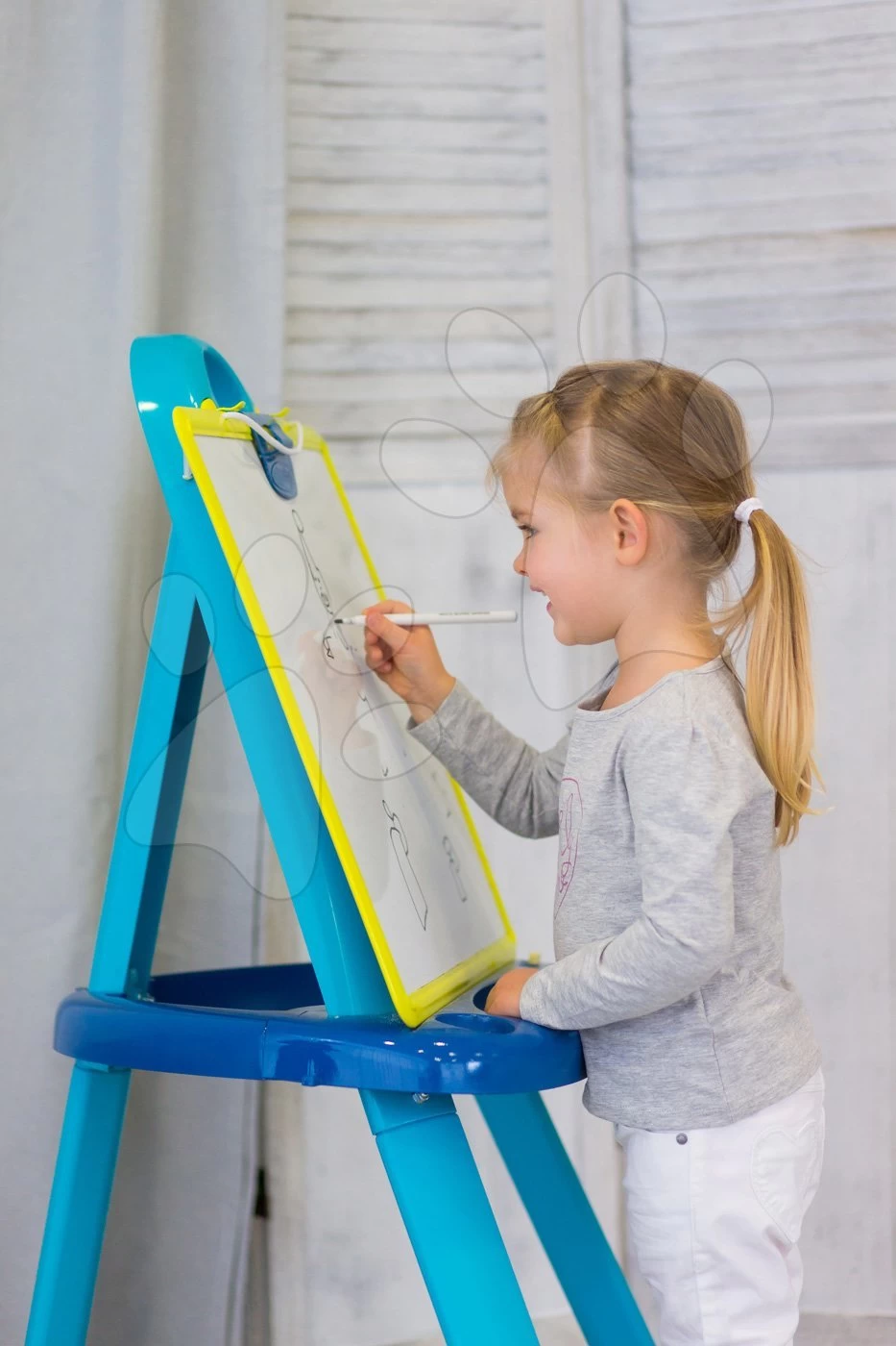 Set Reinigungswagen Smoby Mit Elektronischem Staubsauger Rowenta Und Ein Zeichenbrett Mit 72 Magneten â Bild 18