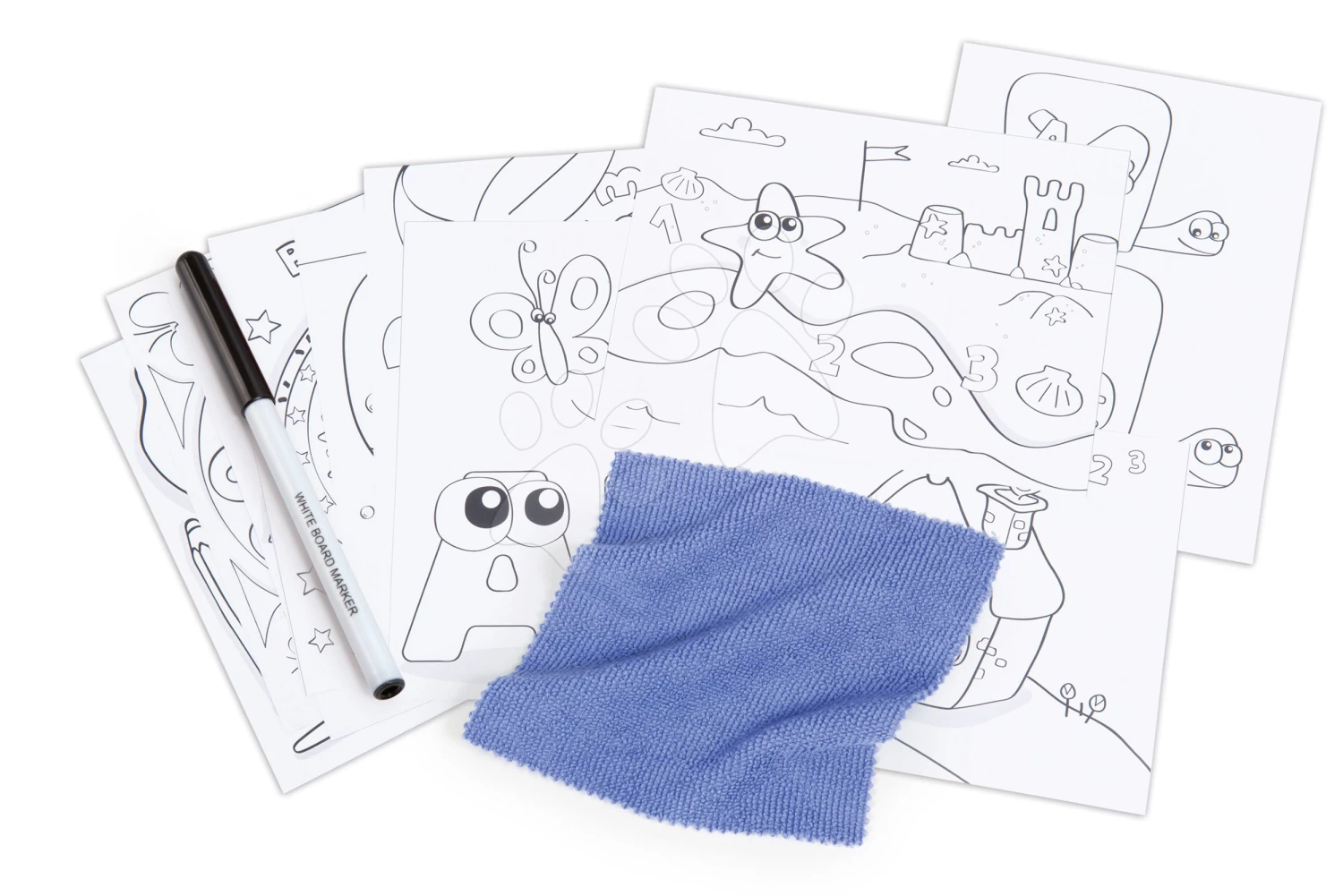 Set Arzttheke Baby Care Center Smoby Mit Einer Bank Zum Malen Mit Malbüchern – Bild 6