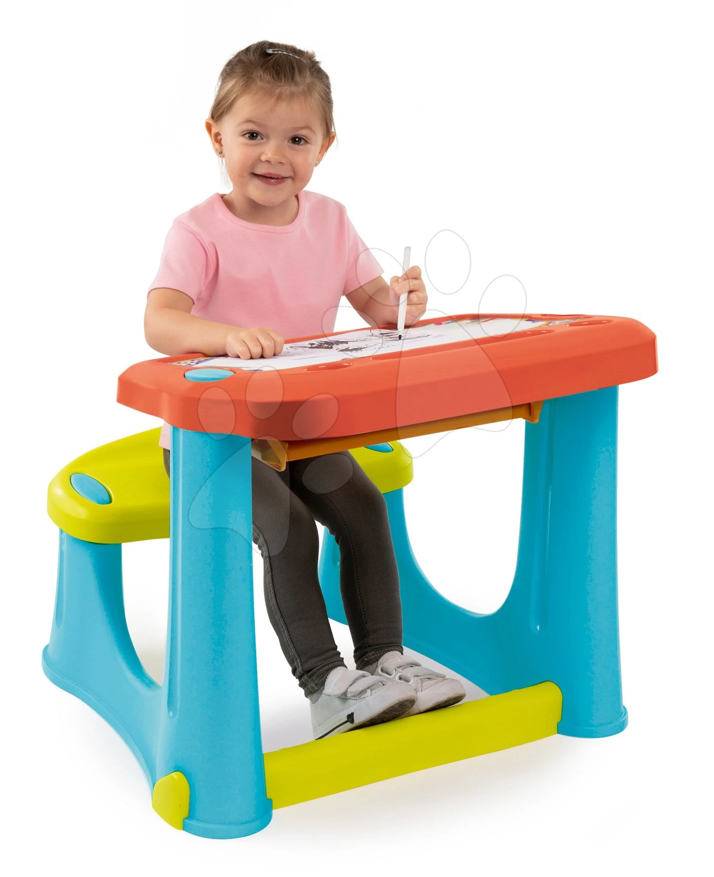 Set Arzttheke Baby Care Center Smoby Mit Einer Bank Zum Malen Mit Malbüchern – Bild 4