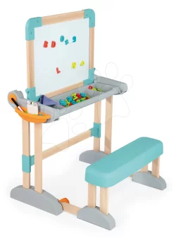 Set Laden Bio Obst Gemüse Organic Fresh Market Smoby Und Ein Magnetischer Schreibtisch Zum Schreiben Und Zeichnen SM350233-8