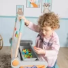 Set Shop Mit Wagen Supermarket Smoby Und Eine Holzbank Modulo Space 2in1