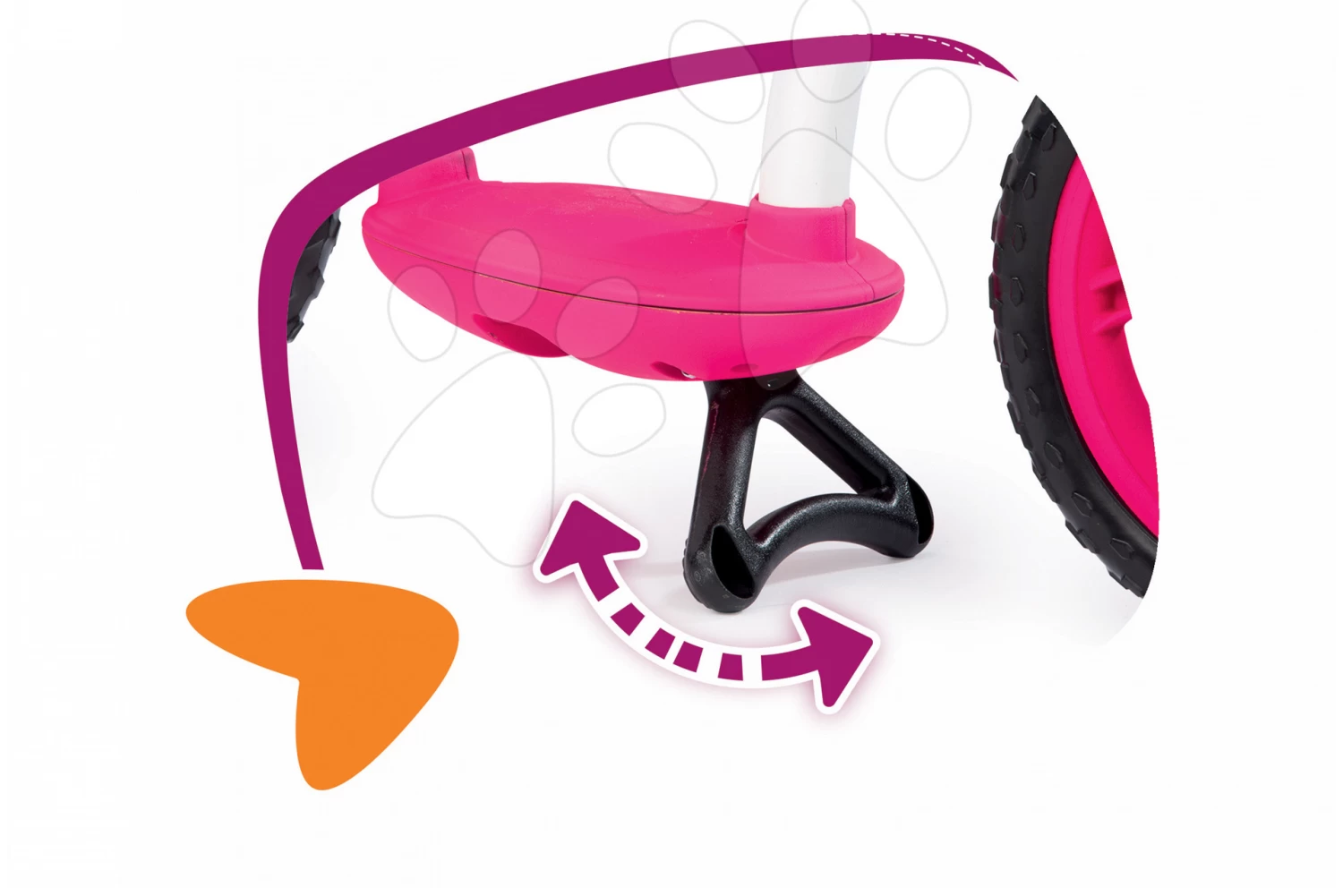 Balance-Rutscherset Mit Korb Corolle Comfort Smoby Und Puppe Luise Mit 4 Sounds Und 3 Melodien â Bild 6