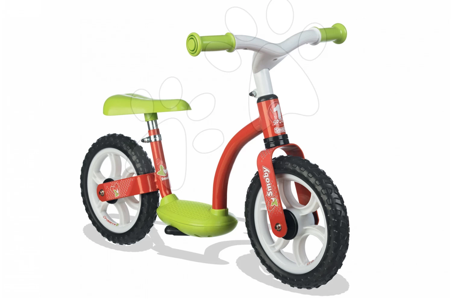 Balance Laufrad Learning Bike Smoby Mit Verstellbarer Sitzhöhe Rot - Gelb Ab 24 Monaten – Bild 4