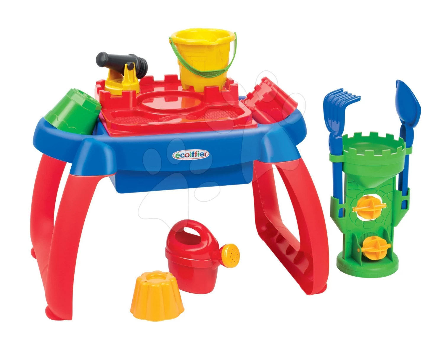 Rutschenset Toboggan KS Mit Einer Länge Von 150 Cm Smoby Und Sandkasten Wassertisch Und Sand Und Angelrute Ab 24 Monaten – Bild 9